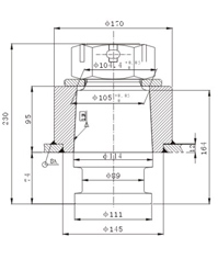 dimension of kingpin XB90